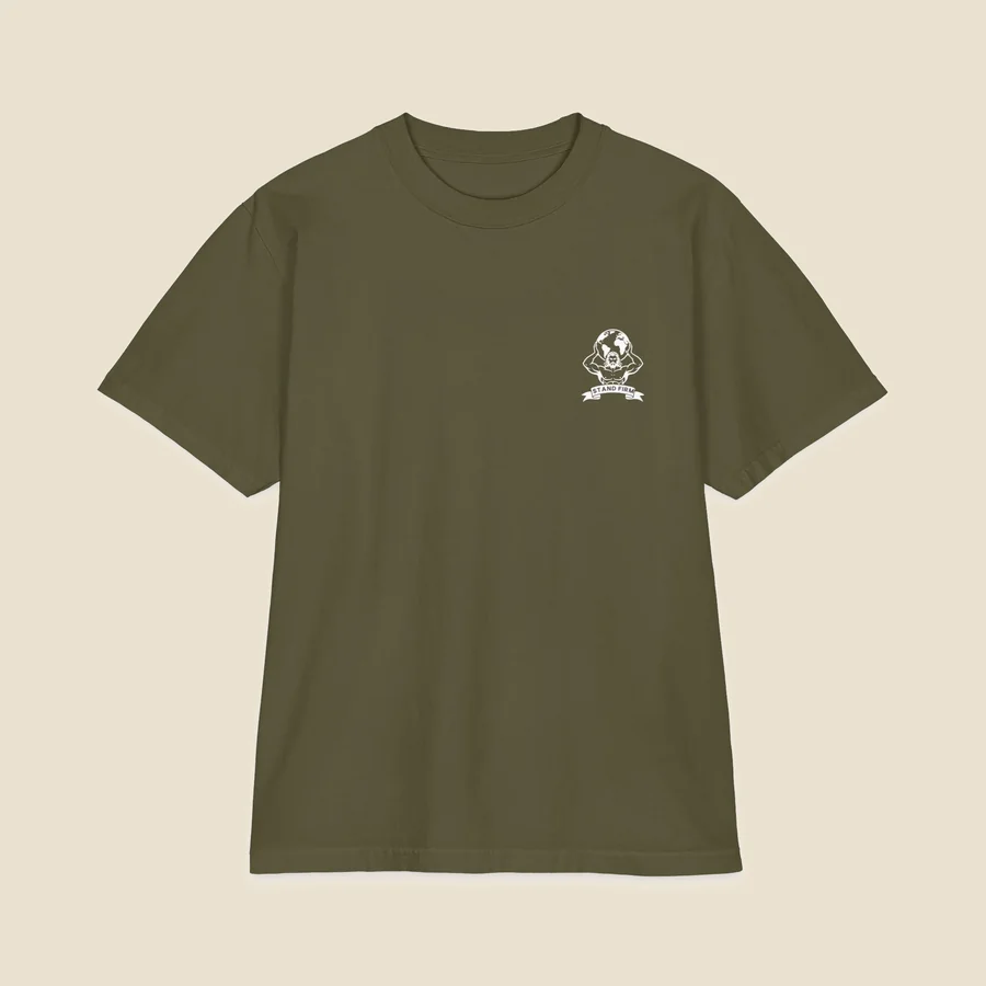 The Whether Man Heavyweight Short Sleeve Tee — Olive